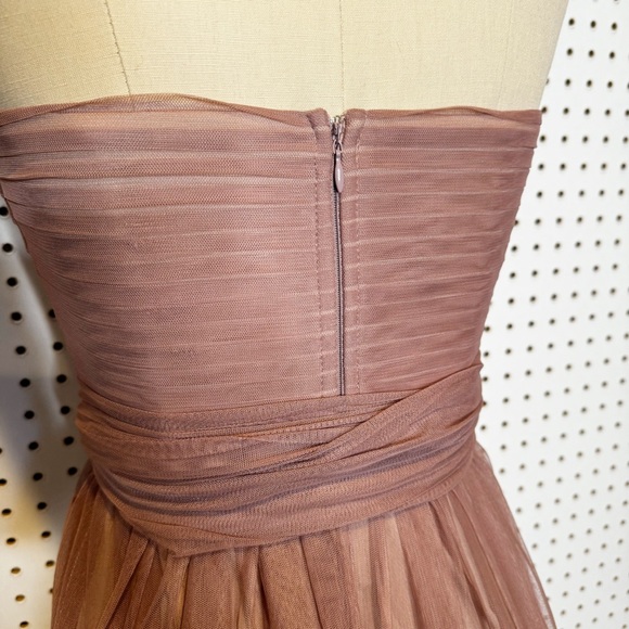 Birdy Grey | Christina Convertible Tulle Dress in Sandy Mauve - Picture 4 of 16